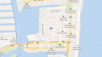 Map for Plaza of America - Sunny Isles Beach, FL