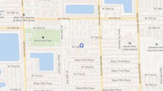 Map for Palm Lakes Apartments - Hialeah, FL