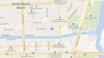 Map for Golden Glades Apartments - North Miami Beach, FL