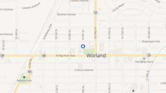 Map for Apple Apartments - Worland, WY