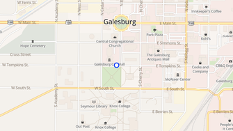 Map for Whiting Hall - Galesburg, IL