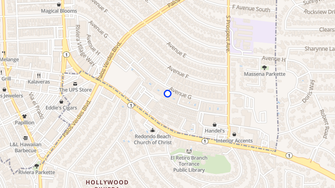 Map for Biltmore Apartments - Redondo Beach, CA