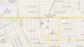 Map for Pier Studio Apartments - Redondo Beach, CA