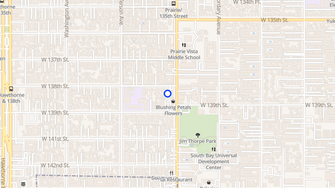 Map for First Baptist Church Apartments - Hawthorne, CA