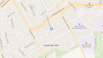 Map for La Maison Apartments - Playa Del Rey, CA