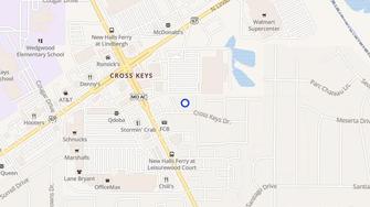 Map for Cross Keys Apartments - Florissant, MO