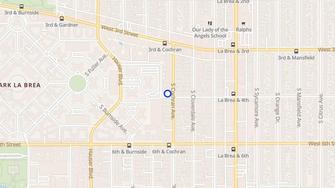 Map for Cochran Townhouse - Los Angeles, CA