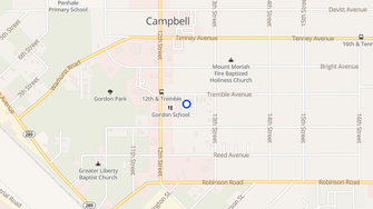 Map for Sycamore Place - Campbell, OH