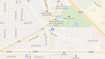 Map for Deerwood Apartments - Gainesville, FL