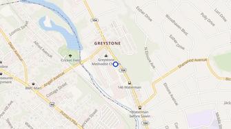 Map for White Hall Apartments - North Providence, RI