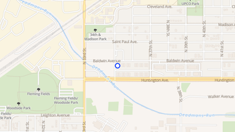 Map for 3501 Baldwin Avenue Apartments - Lincoln, NE