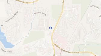 Map for Hidden Hollow Apartments - Atlanta, GA