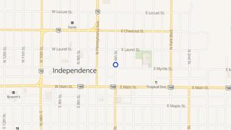 Map for Colonial Apartments - Independence, KS