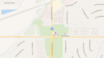 Map for Silverwood Apartments - Midwest City, OK