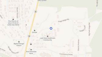 Map for Little John Apartments - Bigfork, MT