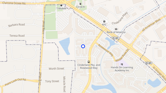 Map for Rosemont Country Club Apt - Orlando, FL
