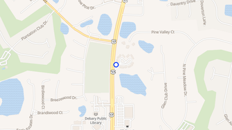 Map for Ridgecrest Manor Apartments - De Bary, FL