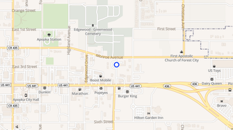 Map for Alabama Street Apartments - Apopka, FL