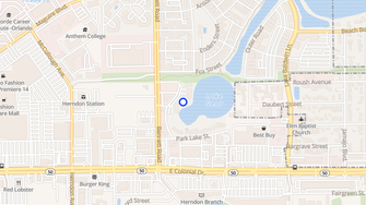 Map for Lake Crest Apartments - Orlando, FL