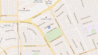 Map for Park West Apartments - San Jose, CA
