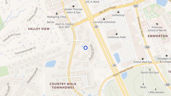 Map for Calvert's Walk Apartments - Bel Air, MD