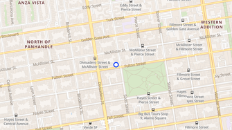 Map for Alamo Square Apartments - San Francisco, CA