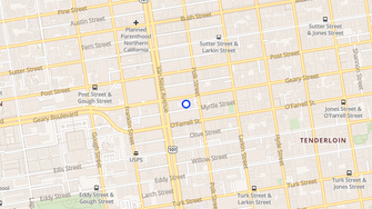 Map for 1029 Geary Street - San Francisco, CA
