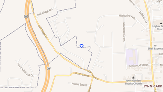 Map for Walker Rosa Apartments - Kingsport, TN