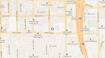 Map for Sir Gallahad Apartments - Bellevue, WA