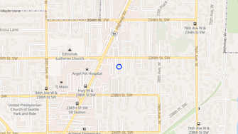 Map for Willowbrook Apartments - Edmonds, WA
