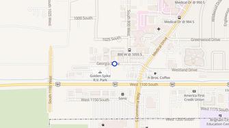 Map for Canyon Cove Apartments - Brigham City, UT