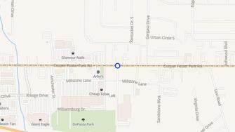 Map for Williamsburg Square - Lorain, OH