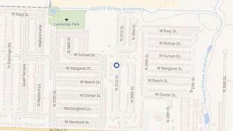 Map for Olivewood Apartments - Rogers, AR