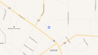 Map for Park Wood Place Apartments - Lamar, AR