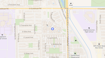 Map for Groves - Mesa, AZ