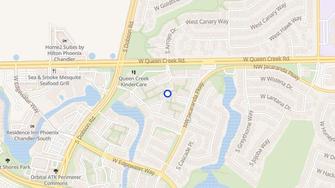 Map for Ocotillo Bay - Chandler, AZ