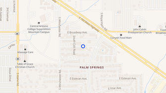 Map for Golden Sands Apartments - Apache Junction, AZ