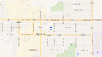 Map for Hayfield Greens Apartments - Hayfield, MN