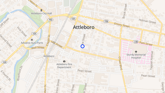 Map for Gardner Terrace - Attleboro, MA