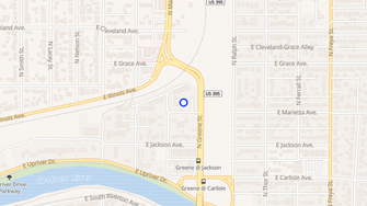 Map for Cedar Green Apartments - Spokane, WA