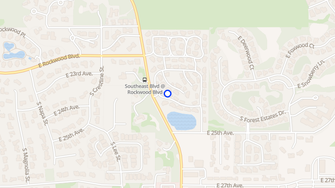 Map for Rockcliffe Apartments - Spokane, WA
