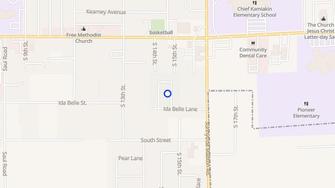 Map for Casa Grande Apartments - Sunnyside, WA