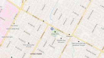 Map for Hyde Park Apartments - Austin, TX