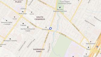 Map for Terrace Creekside - Austin, TX