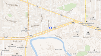 Map for Univeristy Terrace - East Lansing, MI