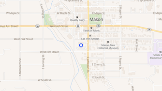 Map for Jefferson Street Square - Mason, MI