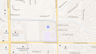 Map for Cantera Apartments - Tucson, AZ