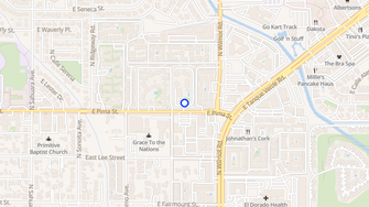 Map for Dakota Canyon Apartments - Tucson, AZ