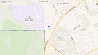 Map for Sierra Garden Apartments - South Lake Tahoe, CA