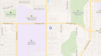 Map for Rim Rock Villa Apartments - Redmond, OR